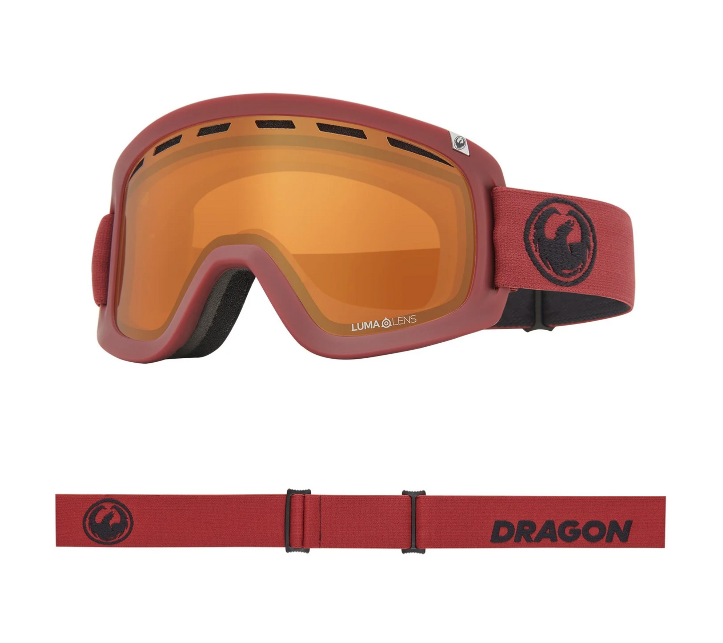 Dragon D1 OTG Cordovan Lumalens Midnight + Lumalens Amber Lens