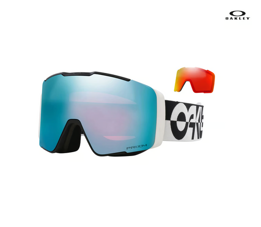 Oakley Line Miner Pro L Black White Duality Prizm Sapphire Iridium